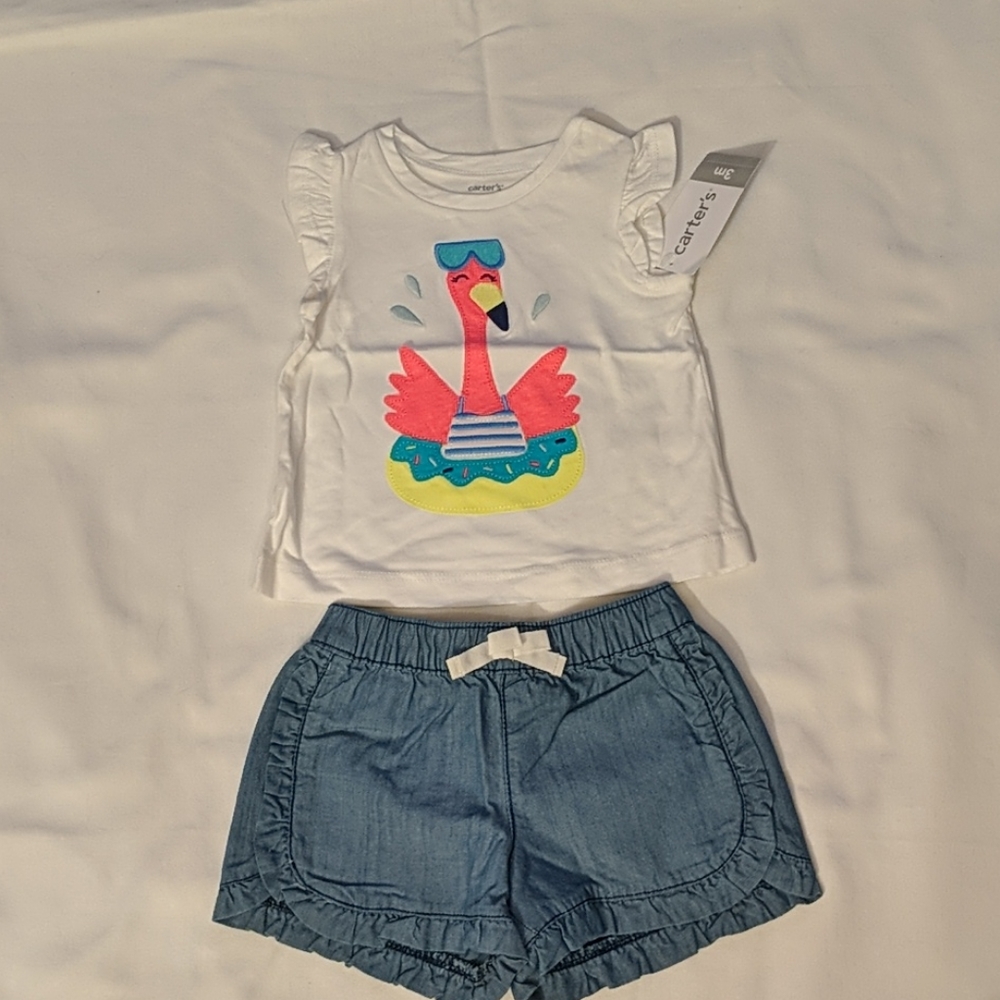 New Carter's 3 month outfit